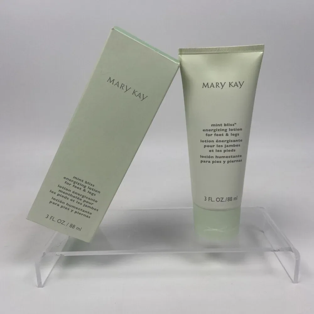 Mary Kay Private Spa Collection MINT BLISS Energizing Lotion 3oz Feet Legs NIB